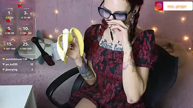 Ginger Stay online show from February 4, 2025, 6:49 pm