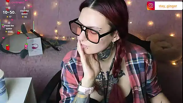 Ginger Stay online show from February 10, 2025, 8:53 pm