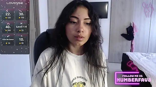 Snapshot of numberfav8 chatting on January 4, 2025, 6:09 pm numberfav8 online show from January 4, 2025, 6:09 pm