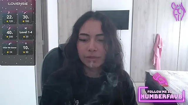 Snapshot of numberfav8 chatting on January 6, 2025, 7:13 pm numberfav8 online show from January 6, 2025, 7:13 pm