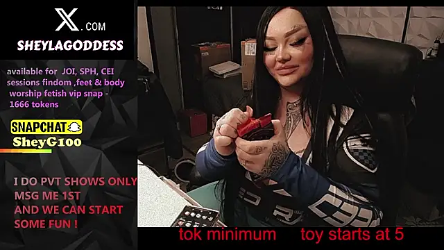 sheylagoddess11 online show from March 26, 2026, 5:57 am