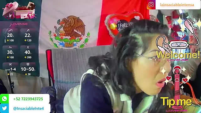 LaInsaciableIntensa online show from February 16, 2025, 1:27 pm