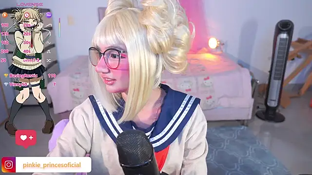 Pinkie Princes online show from May 14, 2026, 1:45 am