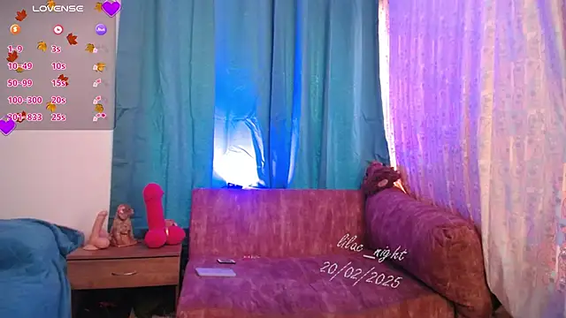 lilac night33 online show from February 20, 2025, 2:46 pm