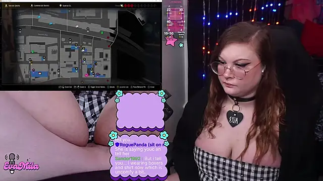 evamila online show from March 29, 2026, 1:05 am