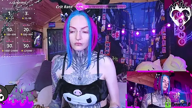 NekoCyber online show from October 25, 2025, 5:04 am