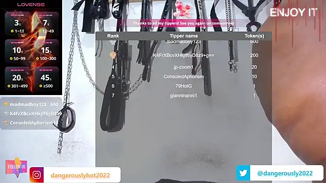 dangerouslyhot online show from February 17, 2025, 11:44 am