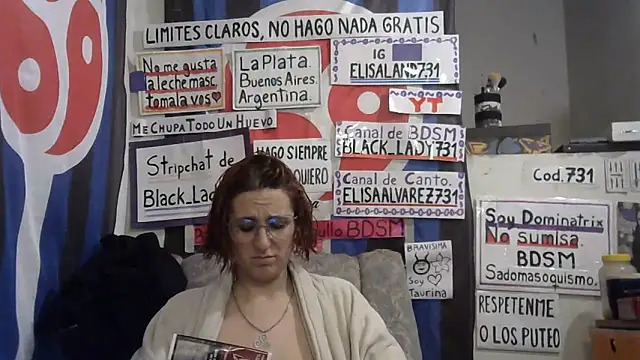 black lady731 online show from June 6, 2026, 1:05 pm
