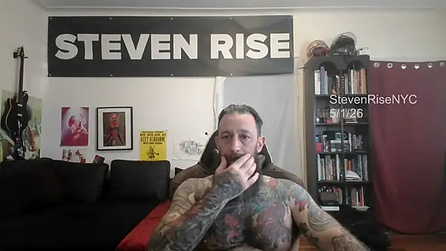 Snapshot of StevenRiseNYC chatting on May 1, 2026, 6:34 pm StevenRiseNYC online show from May 1, 2026, 6:34 pm
