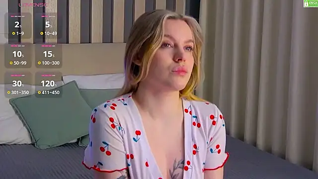 AmaliaBell online show from January 19, 2026, 1:15 pm